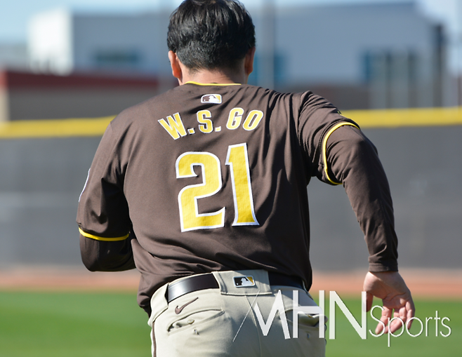 (샌디에이고 시절의 고우석)