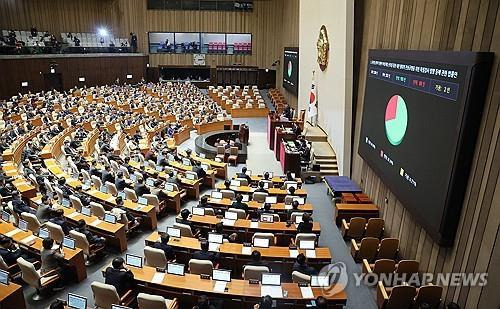 내란일반특검·김여사특검법 국회 본회의 통과 [연합뉴스 자료사진]