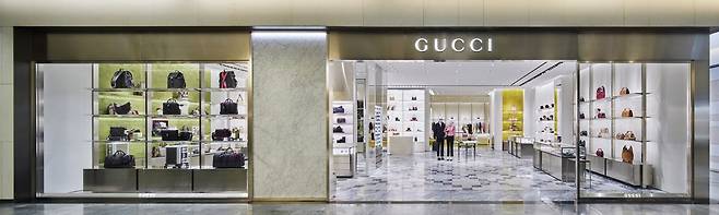 신세계백화점 대구점은 구찌 스토어를  새롭게 오픈했다.[대구 신세계백화점 제공]