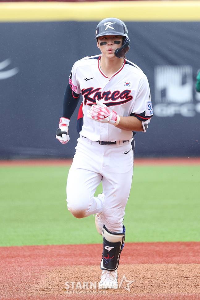 프리미어12 당시 김도영. /사진=김진경 대기자