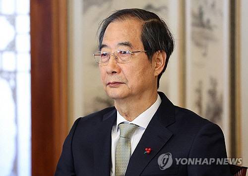 한덕수 대통령 권한대행. 연합뉴스