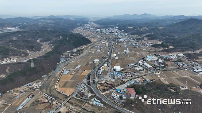 용인 남사·이동읍 일대 삼성전자 첨단 반도체 클러스터 국가산업단지 부지. 전자신문DB