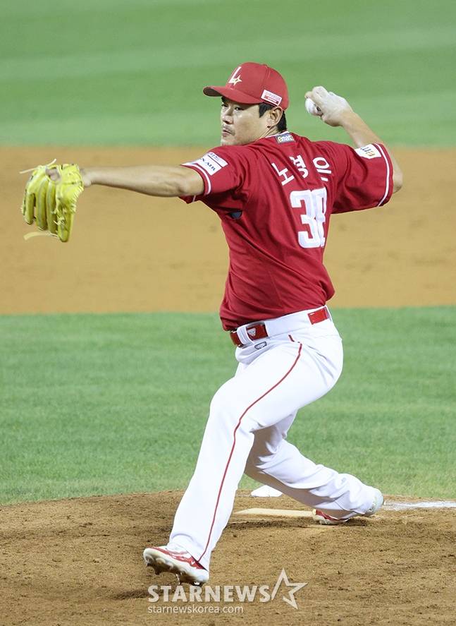 SSG 랜더스 노경은. /사진=김진경 대기자