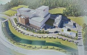 코오롱글로벌 Merck 바이오센터 건설현장. (코오롱글로벌 제공)