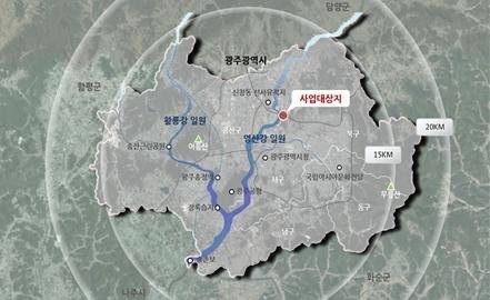 영산강 익사이팅전 사업대상지. 광주광역시 제공