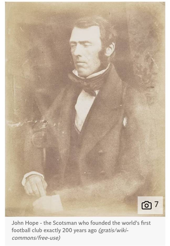 '풋볼 클럽' 창설자 존 호프. /사진=영국 인디펜던트 캡처