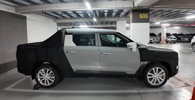 사진 : KGM O100 테스트카 (출처=우파TV)