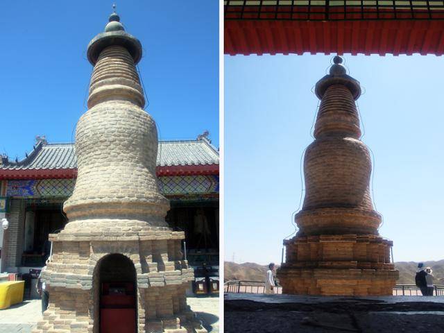 청동협 108탑 가장 꼭대기 1행의 001호탑. ⓒ최종명