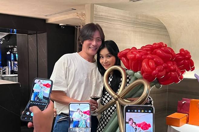 배우 장동건 고소영 부부