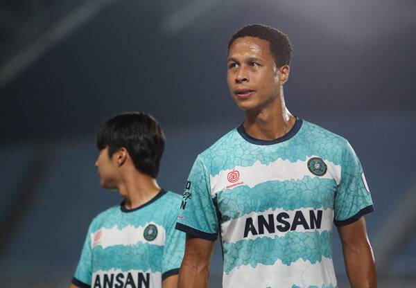 K리그2 안산 그리너스 공격수 강수일. 사진┃안산 그리너스