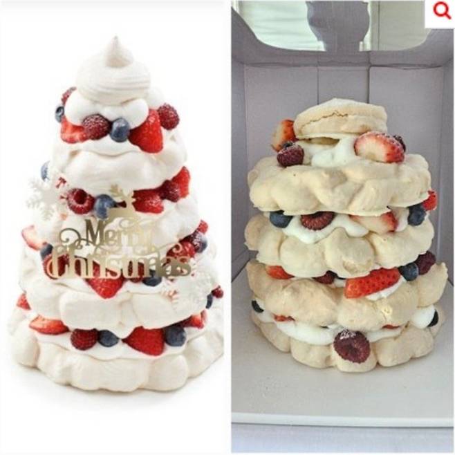 크리스마스 케이크 실물 논란.jpg