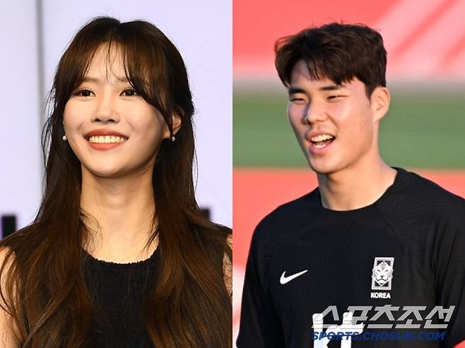 이미주(왼쪽), 송범근. 스포츠조선DB