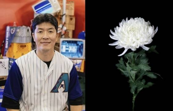 프로 야구선수 출신 방송인 김병현(왼쪽)이 지난 30일 자신의 인스타그램에 흰 국화꽃 사진과 함께 전남 무안공항에서 발생한 제주항공 여객기 참사로 희생된 한국프로야구(KBO) 기아 타이거즈 소속 직원을 추모했다. 사진 김병헌 인스타그램
