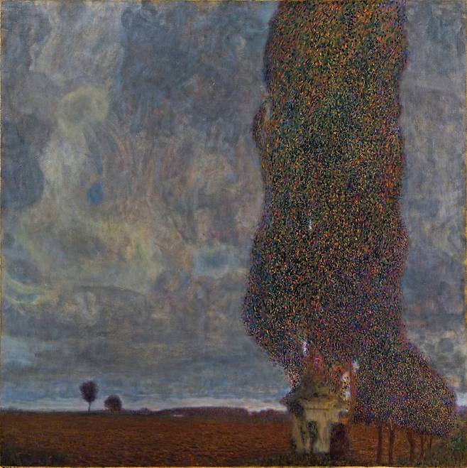 구스타프 클림트, '큰 포플러 나무 II(다가오는 폭풍)', 1902/03 ©Leopold Museum, Vienna