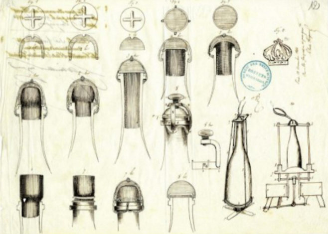 아돌프 자크송이 1844년 11월 15일에 등록한 뮈슬레 특허. [사진 출처=NPI 아카이브]