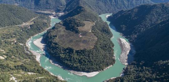 티베트 얄룽창푸 강. 신화통신 연합뉴스