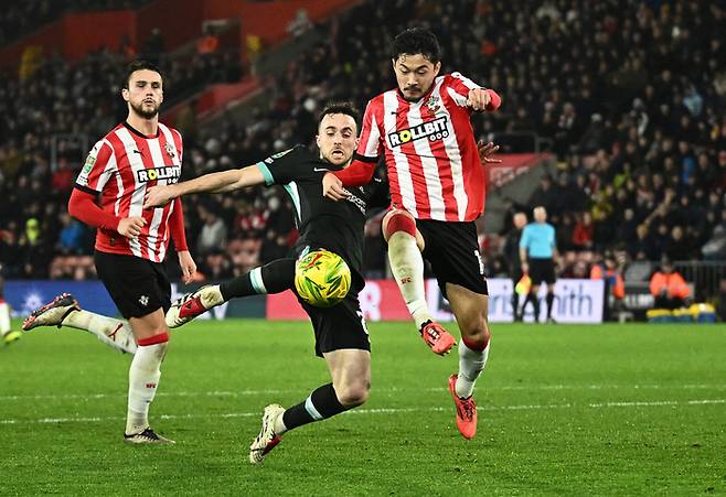 사우샘프턴-리버풀전 장면. 로이터