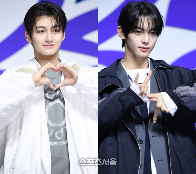 투어스 지훈(왼쪽), 한진. 사진 | 스포츠서울 DB