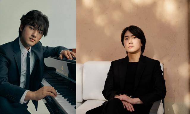 피아니스트 임윤찬과 조성진. 유니버설뮤직 제공