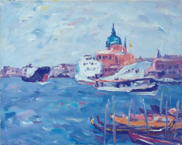 ‘베니스 풍경’(1974,  캔버스에 유채, 40×50㎝, 국립현대미술관 소장). 전남도립미술관 제공