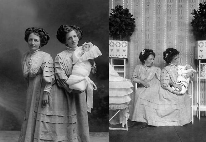 로사 블라젝은 자연분만으로 건강한 아들을 낳았다. 쌍둥이 자매 조세파는 로사의 임신 기간 동안에도 월경을 계속했다. [사진='데일리메일' 보도내용 캡처]