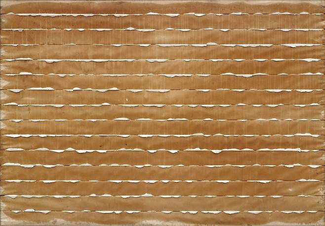 하종현, <접합>, 1974, 종이에 유채, 120 x 175 cm. 리움미술관 소장. 작가 제공.