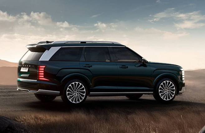 현대차 신형 팰리세이드 측면부 / 출처=현대차