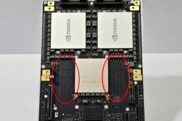 엔비디아의 슈퍼칩에 탑재돼있는 마이크론의 LPDDR5X 메모리. 김민지 기자