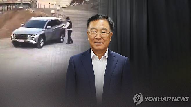 비위 의혹 제기된 김진하 강원 양양군수(CG) [연합뉴스TV 제공]