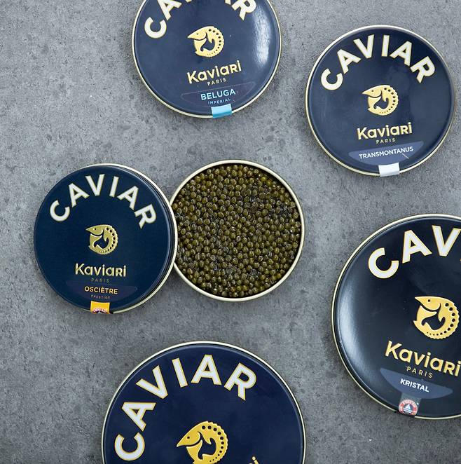 HNB 다이닝이 수입하는 캐비어. /박상훈 기자