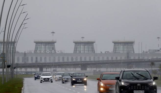 러시아 상트페테르부르크 풀코보 공항. 연합뉴스