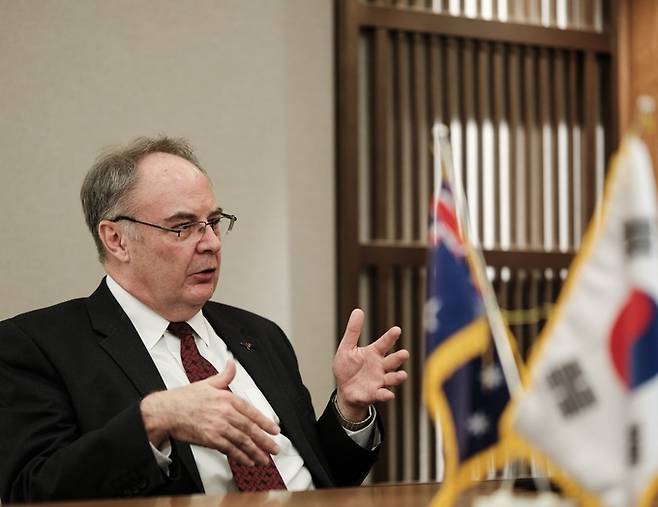 로빈슨 대사. 주한호주대사관 제공