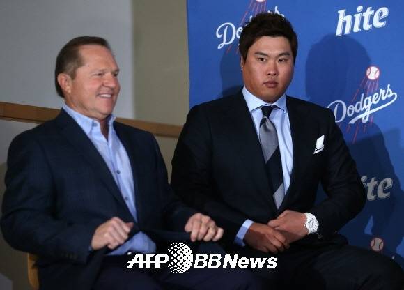 동산고 출신 첫 메이저리거인 류현진. ⓒAFPBBNews = News1