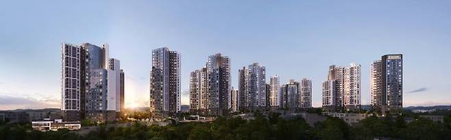 포스코이앤씨가 전주 중노송동 기자촌주택구역을 재개발해 이달 분양하는 ‘더샵 라비온드’도 높은 청약 경쟁률이 기대된다.ⓒ포스코이앤씨