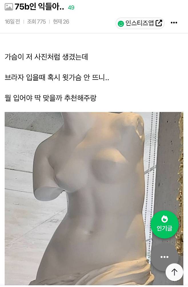 IMG_6893.jpeg 남자들은 모르는, 여자들 브라자 착용 후 윗가슴이 뜬다는 말의 뜻과 이유 ..