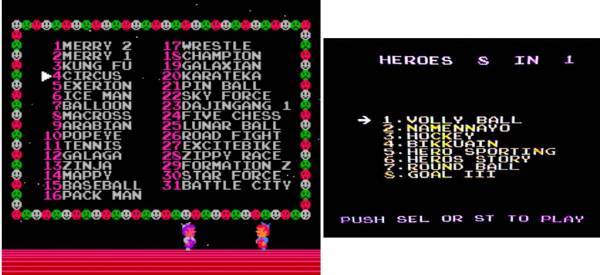 이런 식의 불법 합팩 게임들.. 게임 리스트를 본 적이 있을 것이다