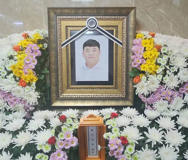사진은 고인의 영정. /사진=박승현 인스타그램 캡처