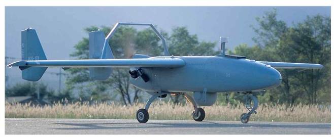 국산 무인항공기 RQ-101 '송골매'. 사진=방위사업청 제공