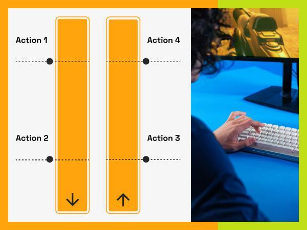 스위치가 왕복하는 과정 속에 필요한 기능을 부여하는 다이나믹 키스트로크 기능 / 출처=제이웍스코리아