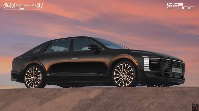 사진 : 현대차 그랜저 페이스리프트 상상도 (출처=KKS STUDIO)