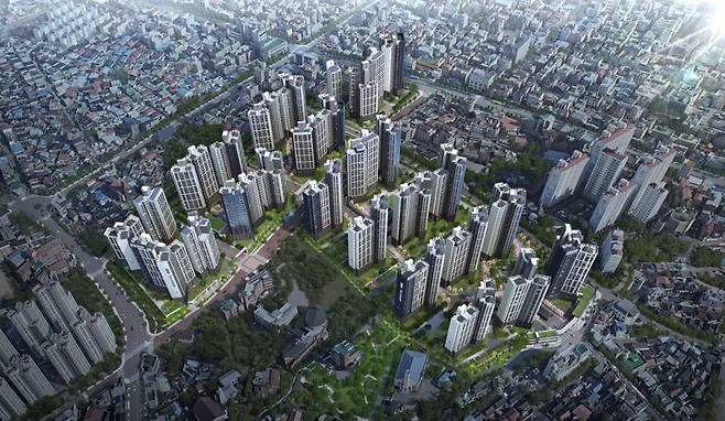 전주 '더샵 라비온드 조감도'. 포스코이앤씨 제공