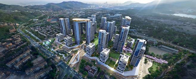 현대건설이 과천주공8·9단지 재건축 사업을 통해 조성하는 '디에이치 르블리스' 조감도/ 사진제공=현대건설