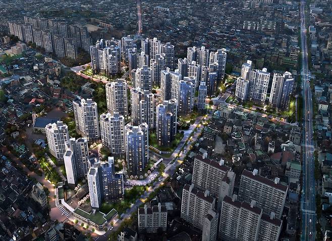 더샵 라비온드 조감도[포스코이앤씨 제공]