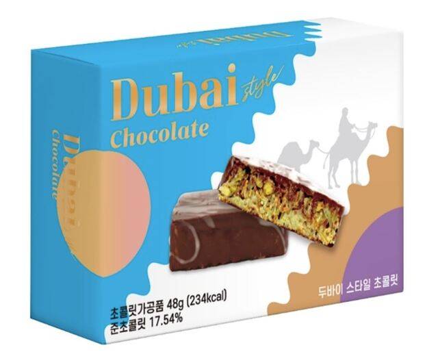 CU 편의점에서 출시한 ‘두바이 스타일 초콜릿’이 외국인 매출 1위를 기록했다. BGF리테일
