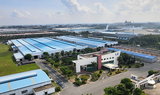 LS에코에너지 베트남 현지 공장 전경.
