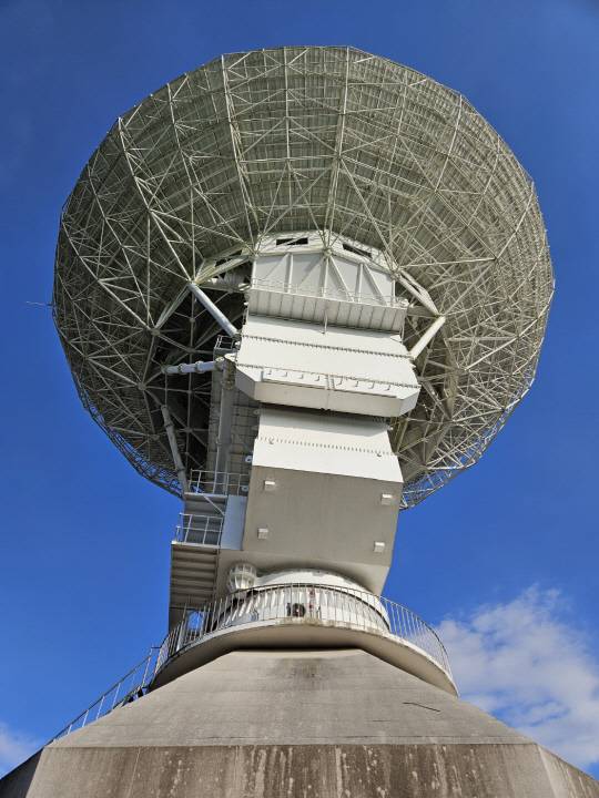 2022년 8월 달 궤도선 '다누리' 발사 이후 교신과 관제를 담당하고 있는 항우연의 심우주지상안테나.