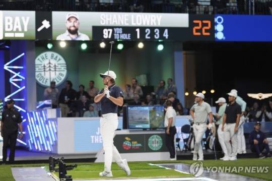 TGL 개막전 경기 모습.