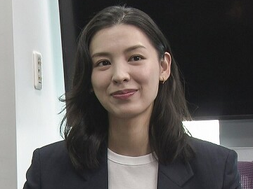 인터뷰 중인 신 마이씨. NHK.