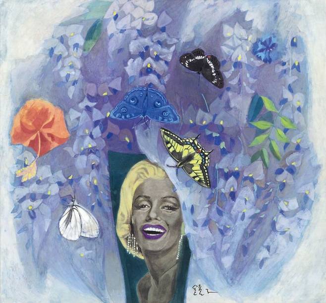 천경자, 백일. [사진제공 = 케이옥션]