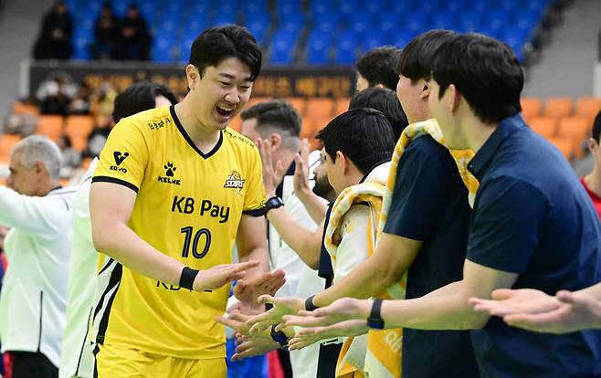 KB손해보험 나경복. (사진=한국배구연맹 제공) *재판매 및 DB 금지